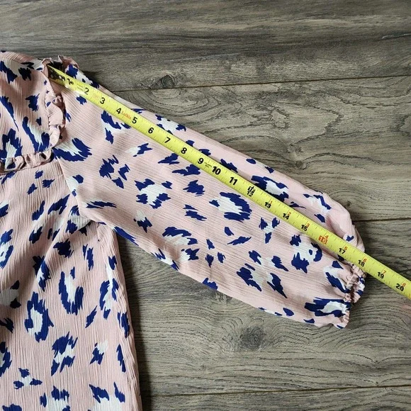 Juicy Couture Multicolor Long sleeve Blouse Top Size M - Picture 5 of 7